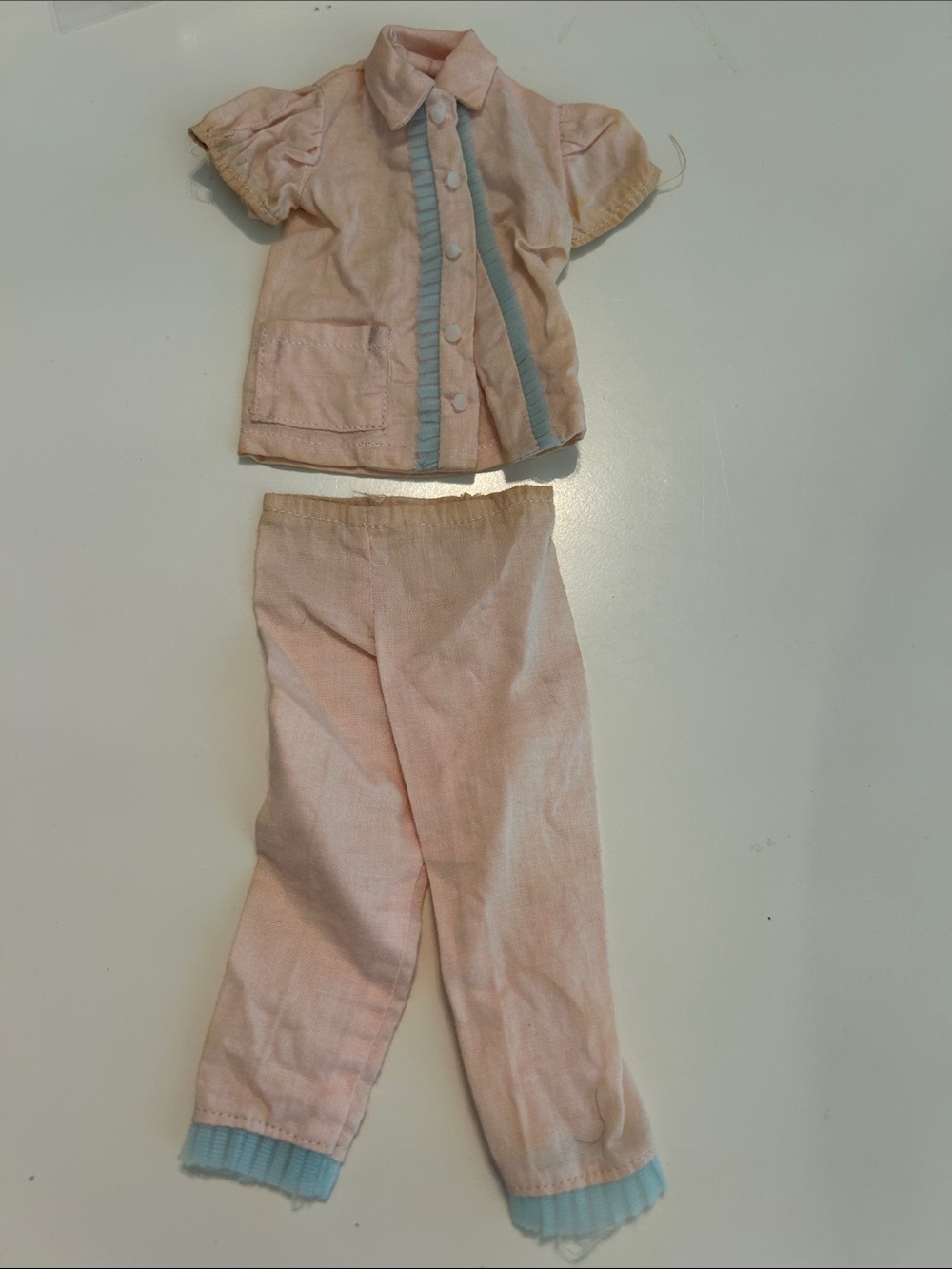 Vintage Barbie Pink Pajama Set Fashion Pak 1960